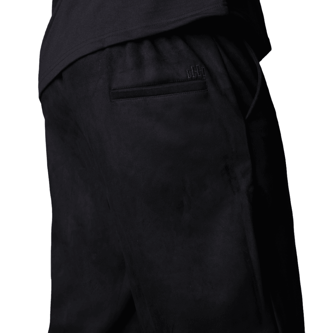 HOPHEAD BLACK CLASSIC SUEDE PANTS - dawntown