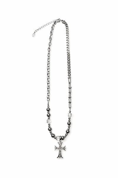 CH Pearl and Beads SS Necklace