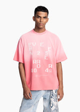 EVEMEN ERROR T-SHIRT - PINK WASHED