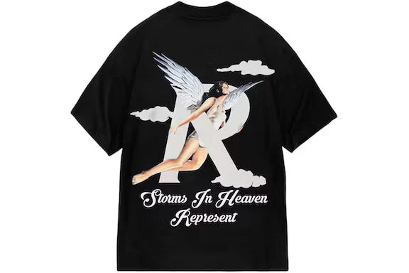 REPRESENT STORMS IN HEAVEN BLACK TSHIRT