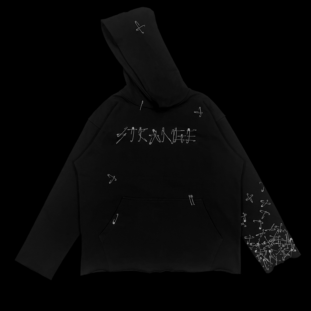 SAFETY PIN HOODIE