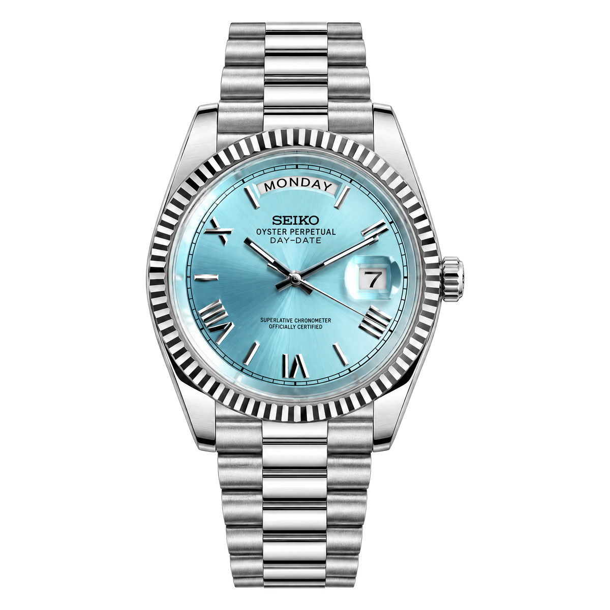 Seiko Mod Day-Date Roman Tiffany