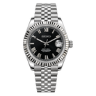 Seiko Mod Datejust Black Roman