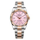 Seiko Mod Datejust Two-Tone Pink