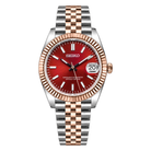Seiko Mod Datejust Two-Tone Red