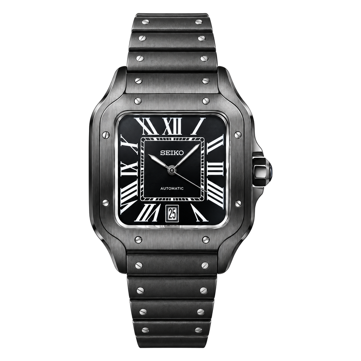 Seiko Mod Santos Black