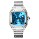 Seiko Mod Santos Ice Blue