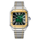 Seiko Mod Santos Two-Tone Green