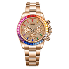 Seiko Mod Daytona Rose Gold Rainbow Ice