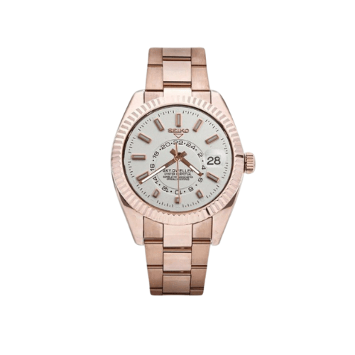 Seiko Mod Sky Dweller Rose Gold