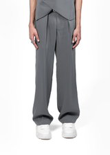 EVEMEN STRAIGHT PANTS - SMOKE GREY