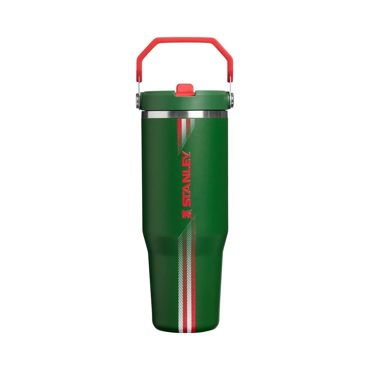 Stanley Country Collection Iceflow Tumbler Team Dark Green Red 30 OZ