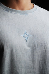 Steel blue Vintage tee( Oversized Tshirts ) by Ripoff