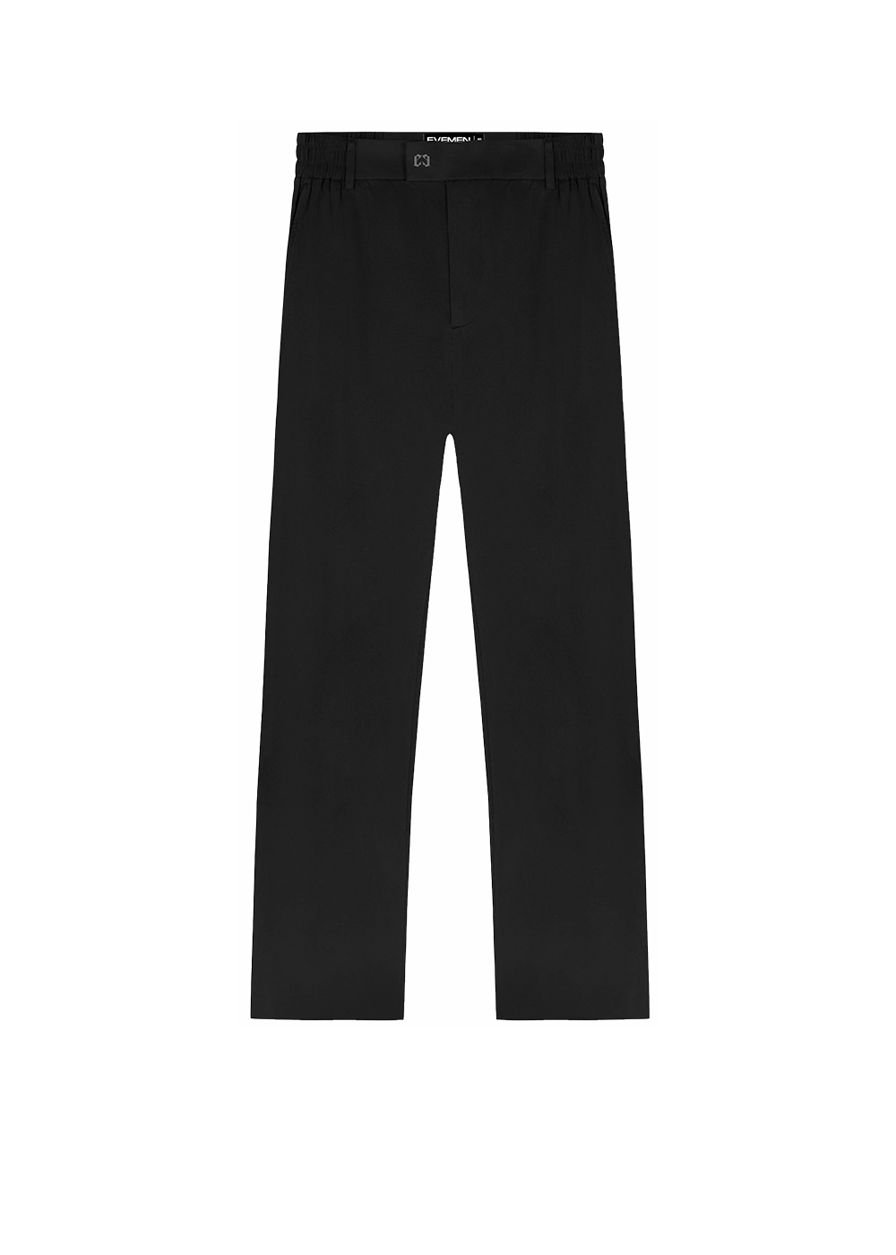 EVEMEN STRAIGHT PANTS - BLACK