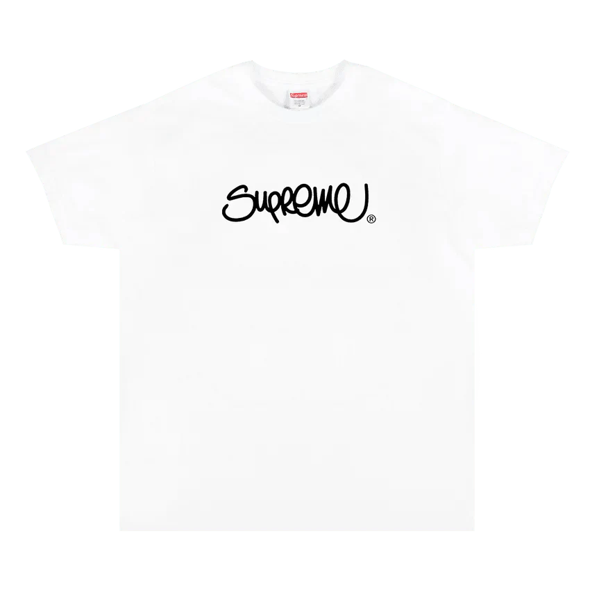 Supreme Handstyle Tee "WHITE" - Dawntown