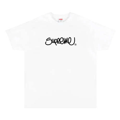 Supreme Handstyle Tee "WHITE" - Dawntown