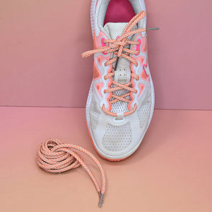Tangerine Reflective Shoelaces | Yeezy Laces, Nike Laces