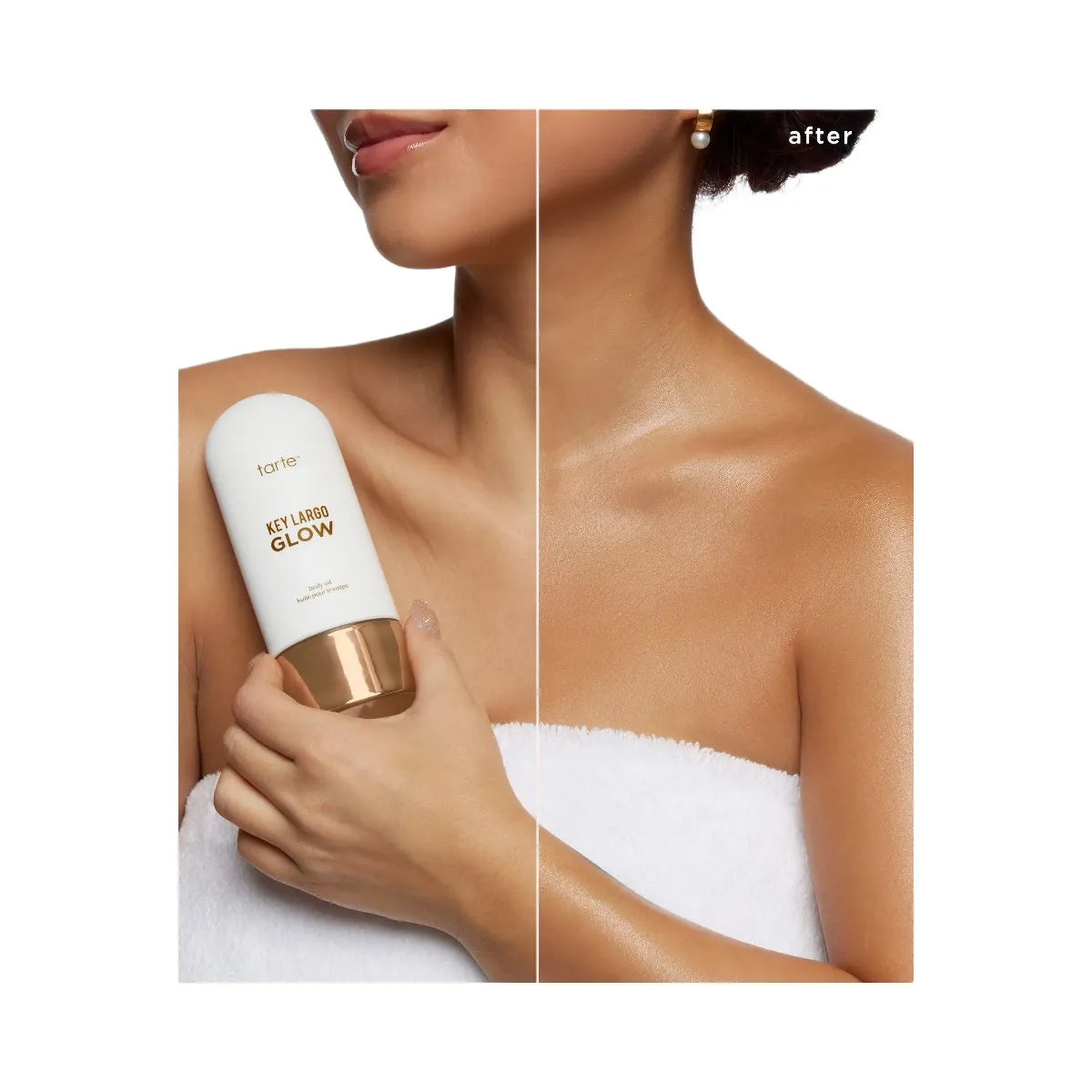 Tarte Key Largo Glow Body Oil Kabuki Body Brush