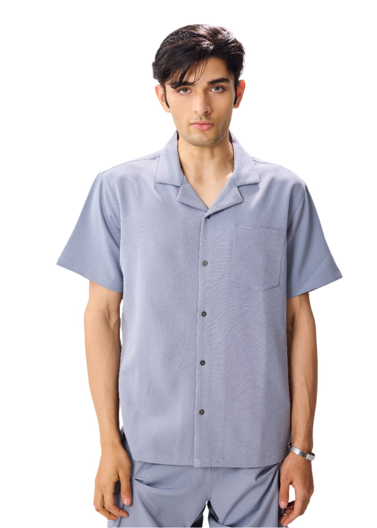 ASH GRAY BOWLING SHIRT