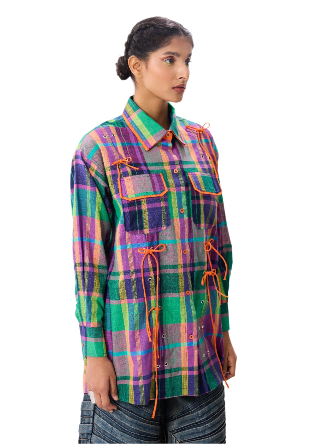 LILA DOUBLE COLLAR SHIRT