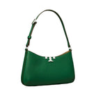 Tory Burch Eleanor Soft Slim Shoulder Bag Dark Kale