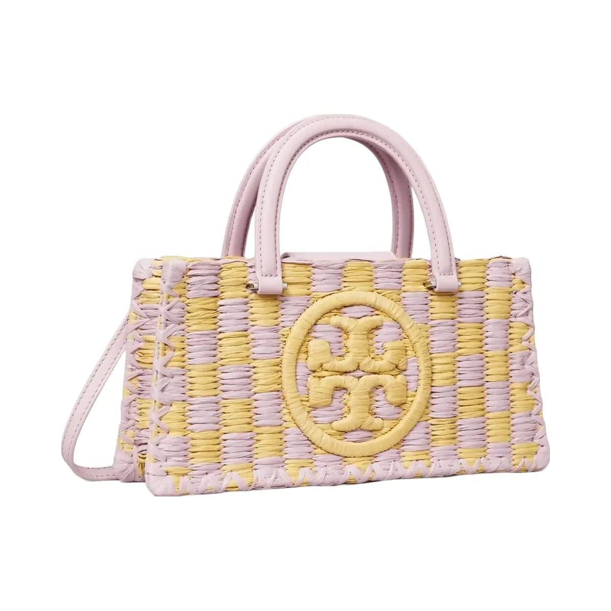 Tory Burch Ella Hand-Crocheted East-West Tote Pale Purple