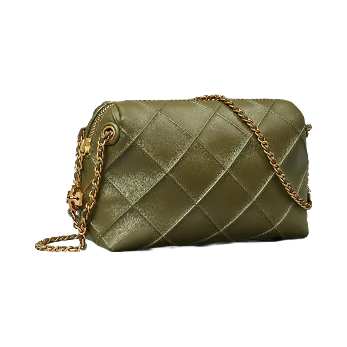 Tory Burch Fleming Soft Crossbody Bag Dark Olive