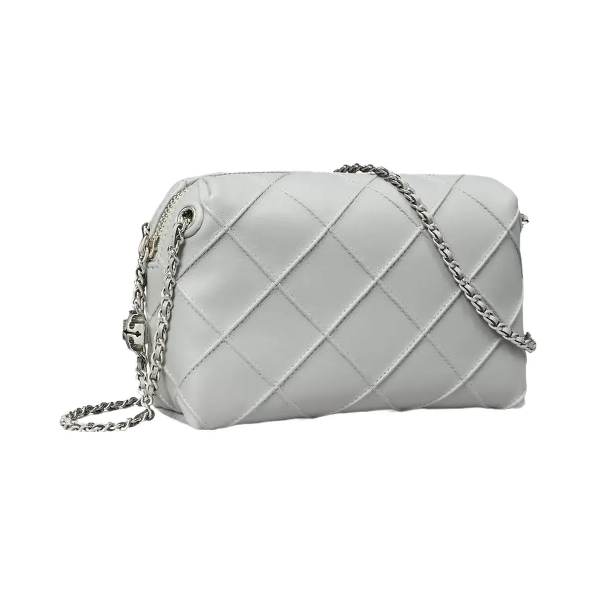 Tory Burch Fleming Soft Crossbody Bag Gray