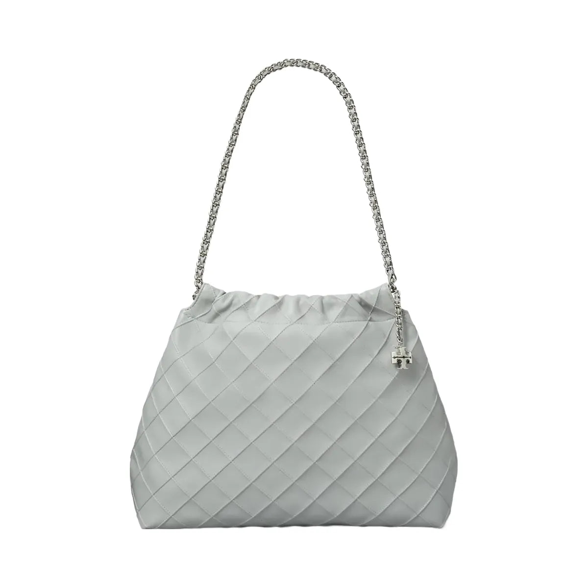 Tory Burch Fleming Soft Hobo Bag Gray