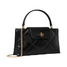 Tory Burch Kira Diamond Quilt Top-Handle Bag Black