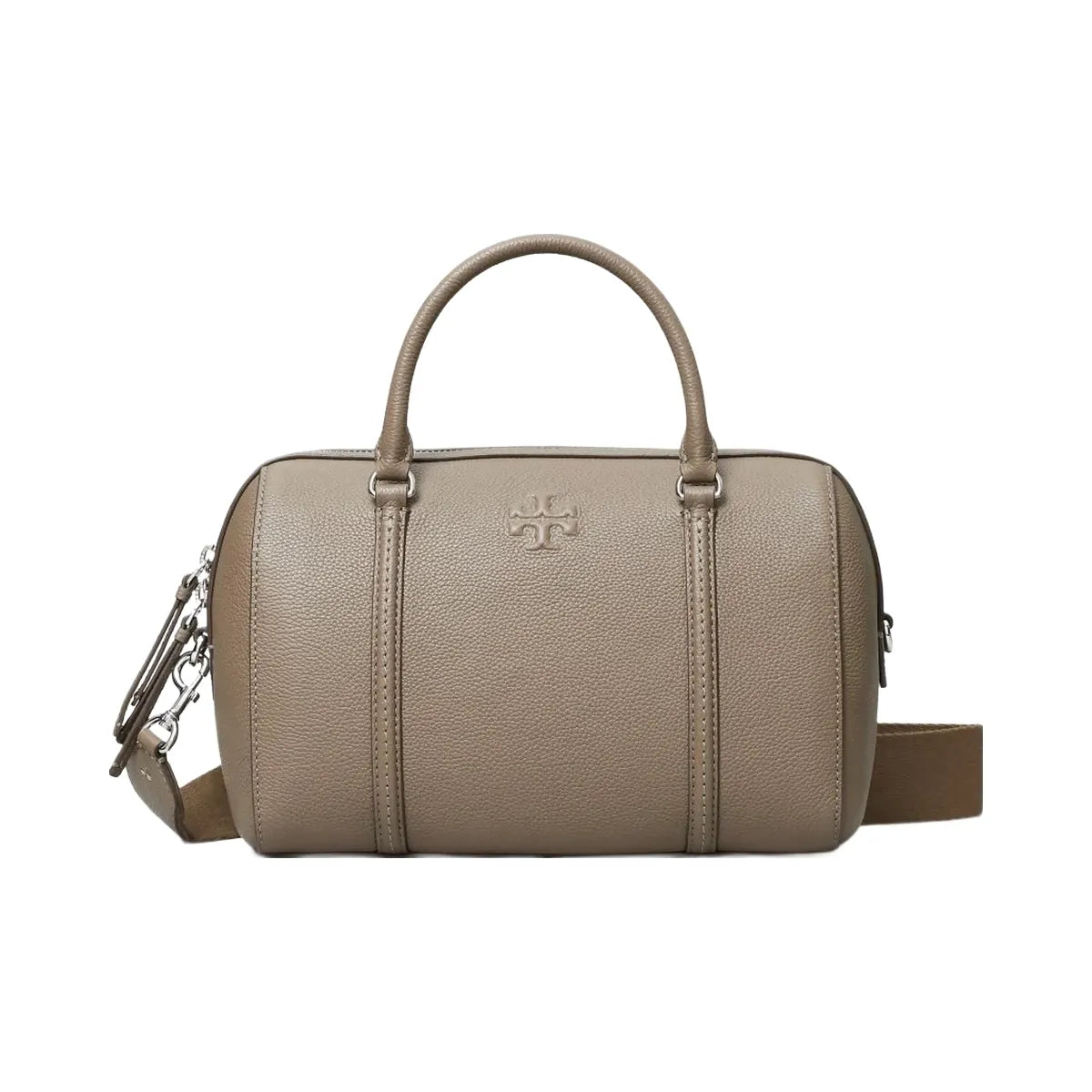Tory Burch Leather Satchel Wild Mushroom