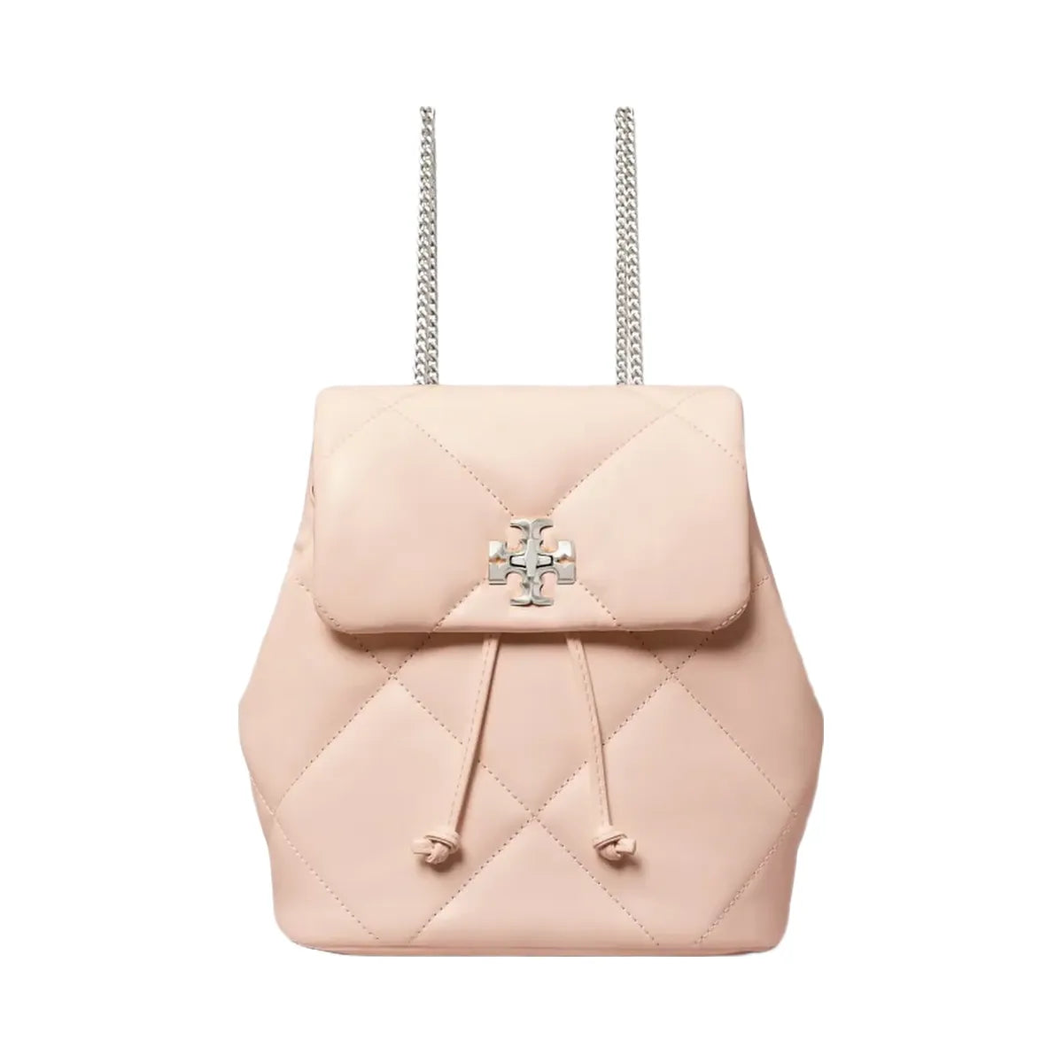Tory Burch Mini Kira Diamond Quilt Backpack Soft Pink