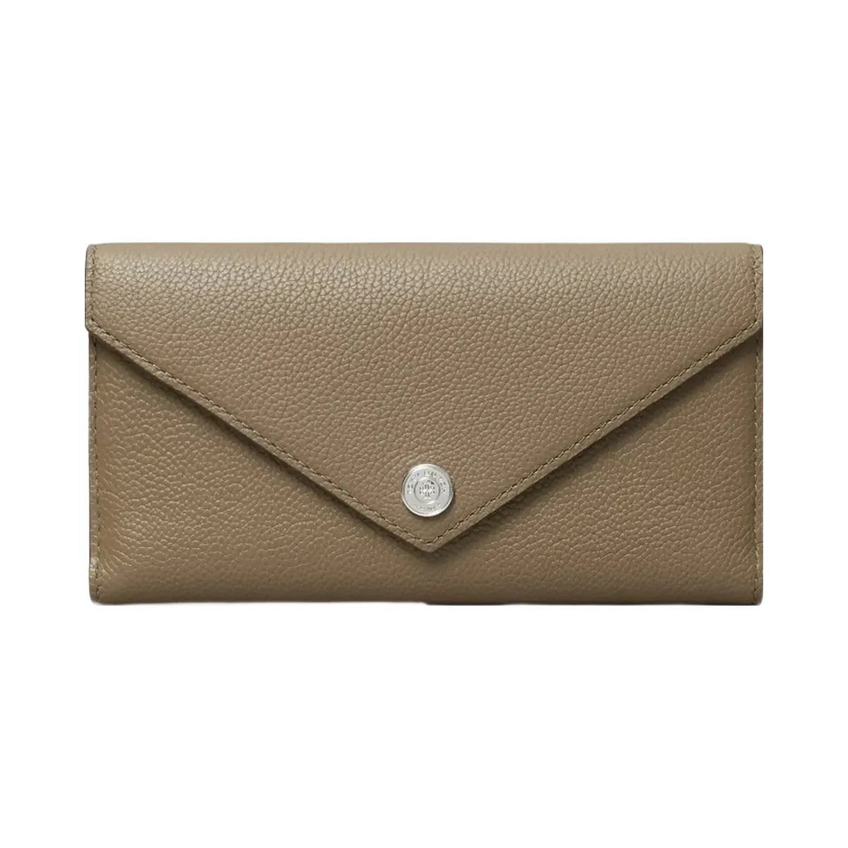 Tory Burch Pebble Envelope Long Wallet Wild Mushroom