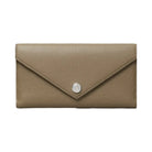 Tory Burch Pebble Envelope Long Wallet Wild Mushroom