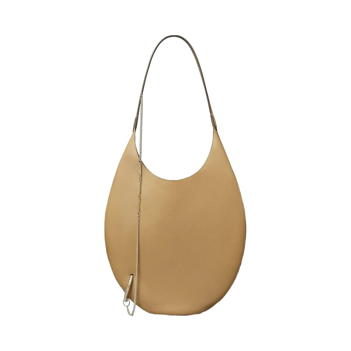 Tory Burch Pierced Soft Bag Light Sand