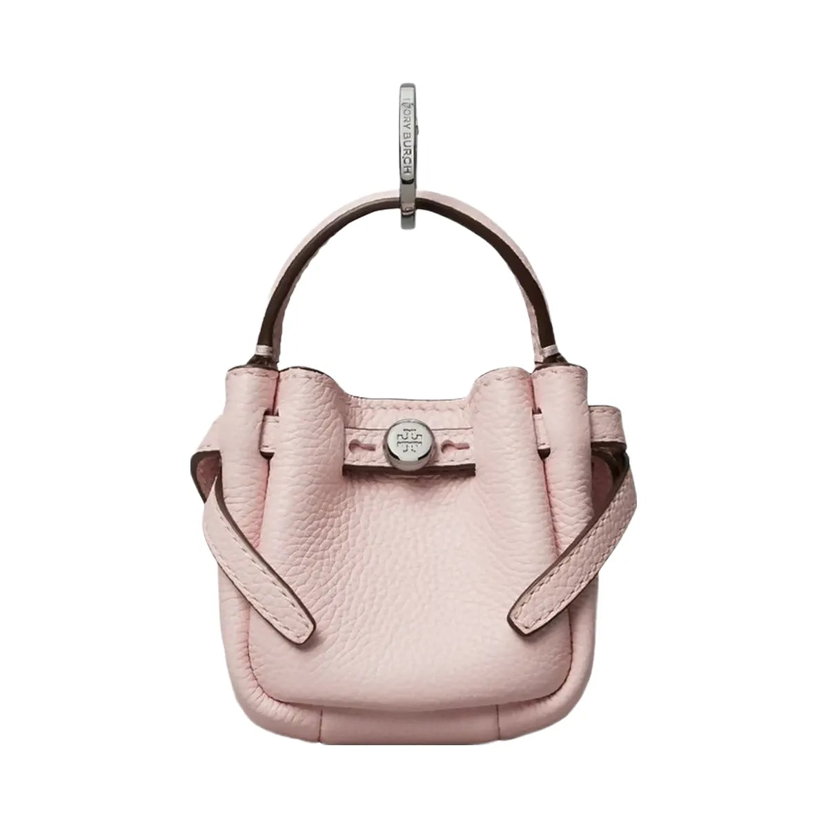 Tory Burch Romy Bucket Bag Charm Rose Mist