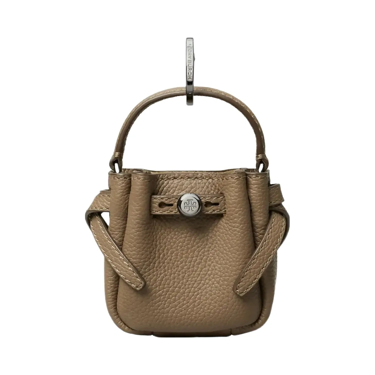Tory Burch Romy Bucket Bag Charm Wild Mushroom
