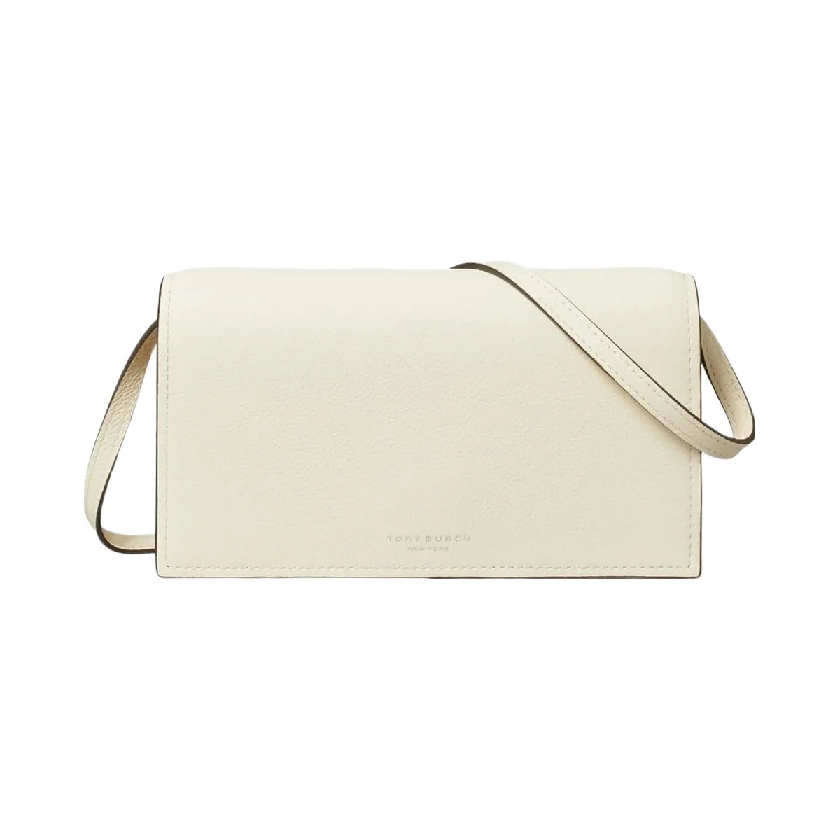 Tory Burch Romy Wallet Crossbody Light Cream