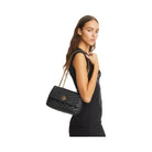 Tory Burch Small Kira Chevron Shoulder Bag Black