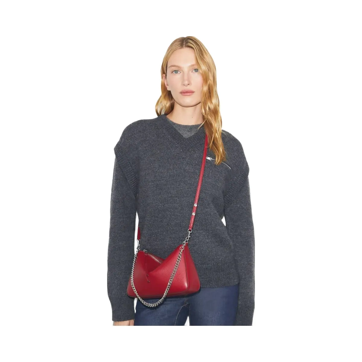 Tory Burch Small Perry Shoulder Bag Red