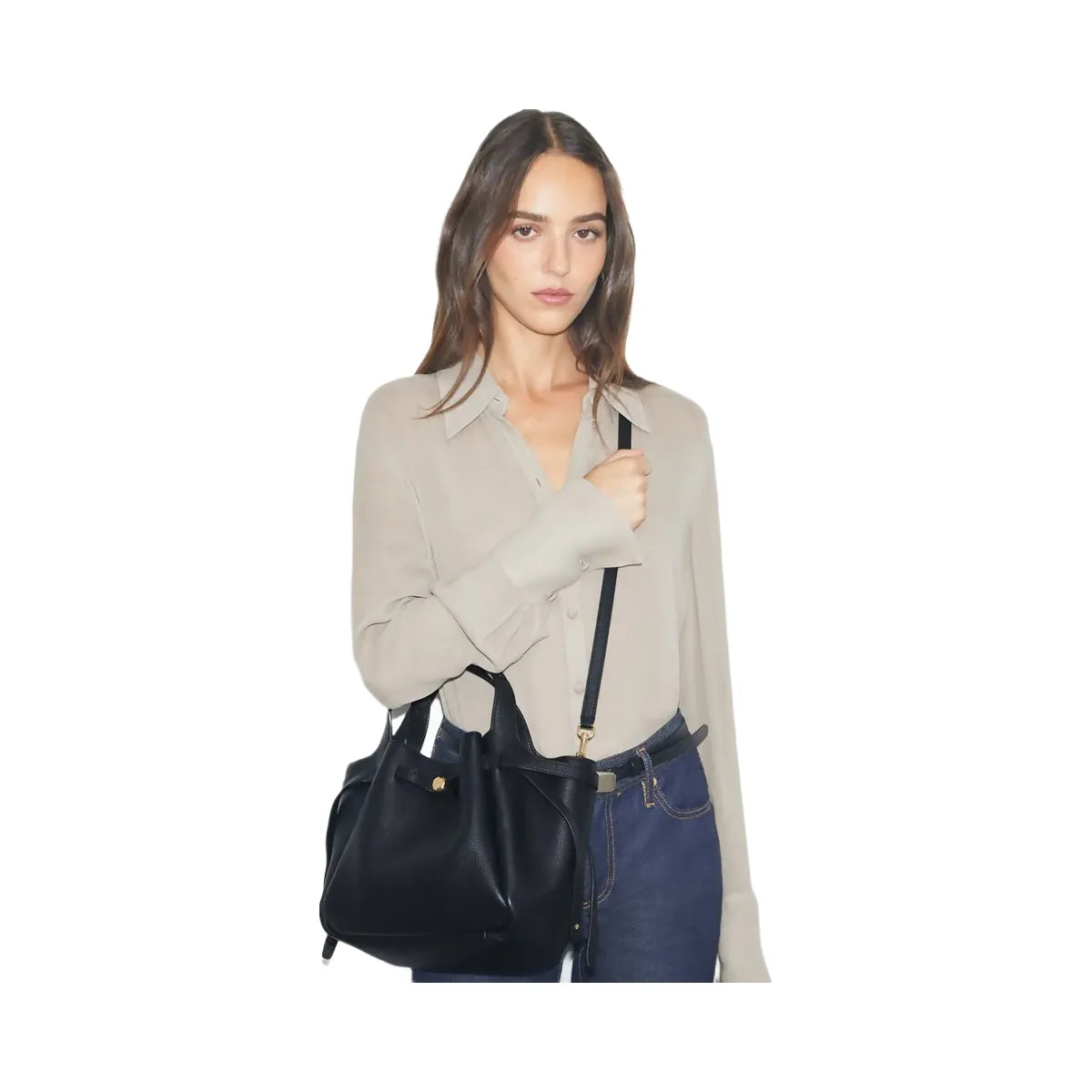 Tory Burch Small Romy Tote Black