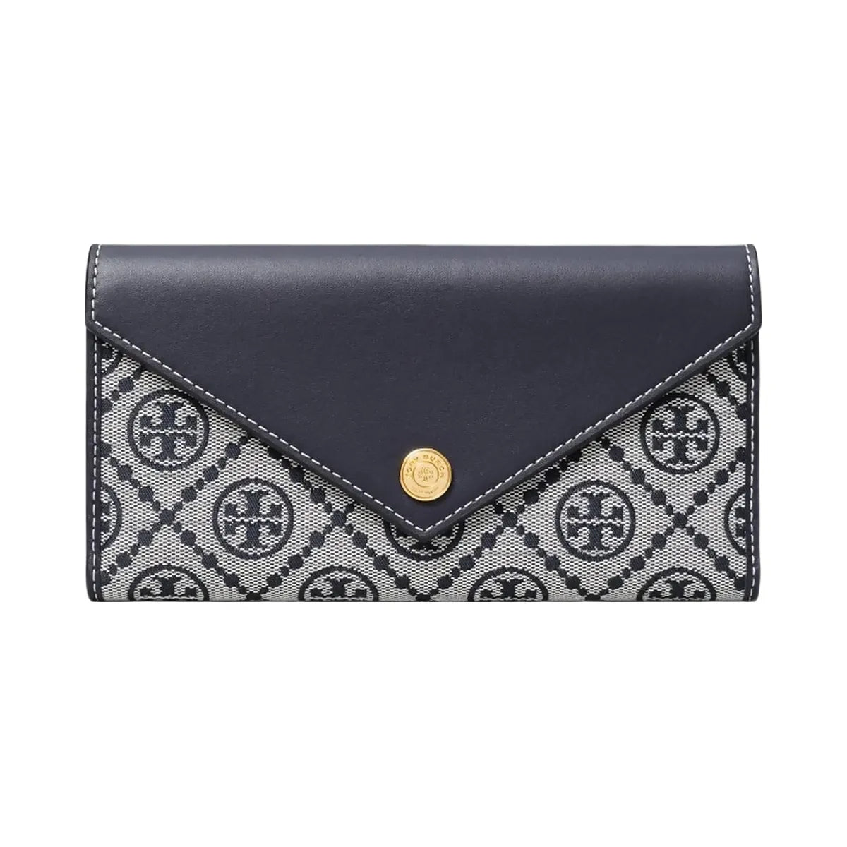 Tory Burch T Monogram Envelope Wallet Tory Navy