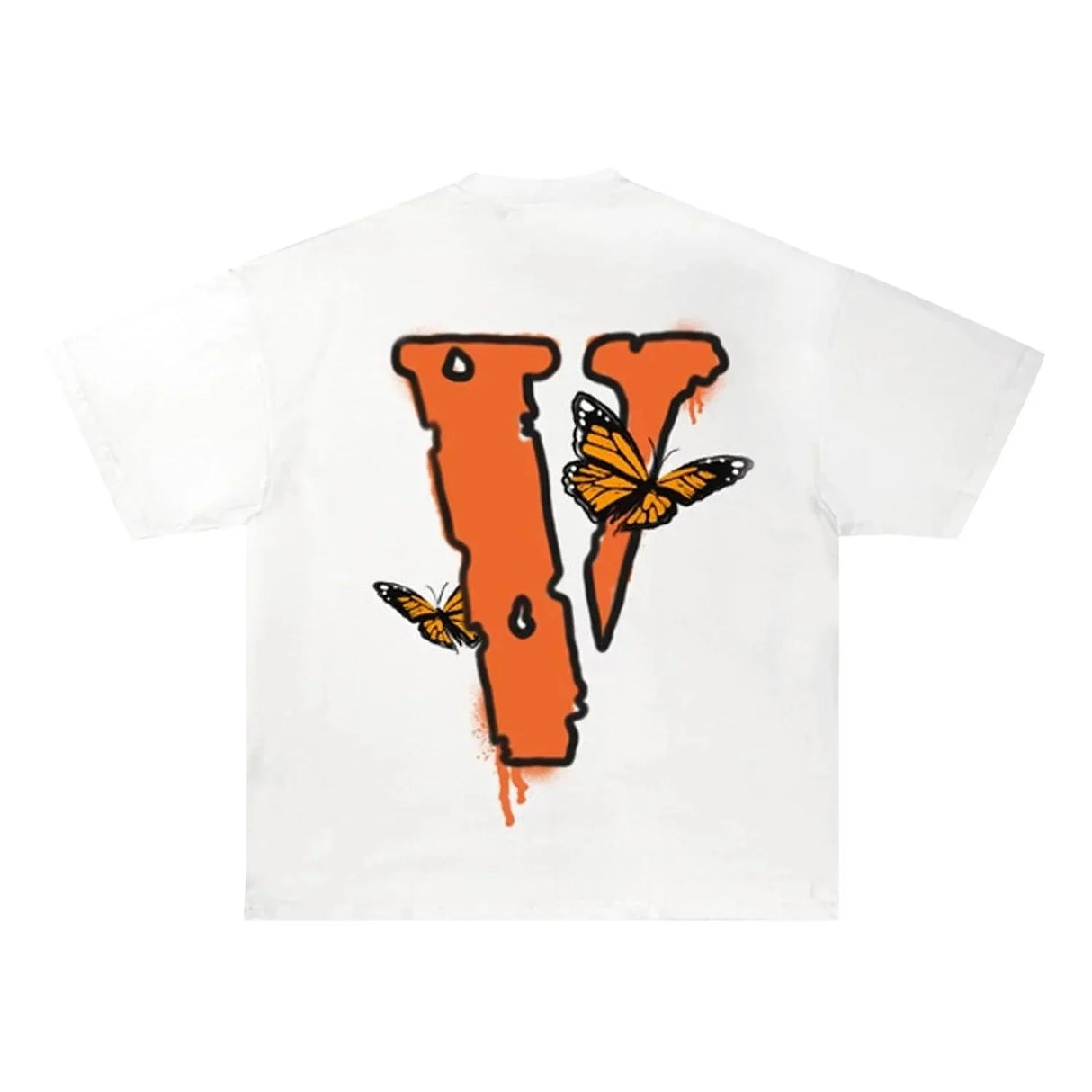 Vlone x Juice WRLD Butterfly Tee "White" - Dawntown