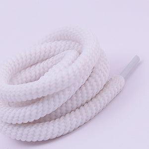 Wired Rope White Shoelaces
