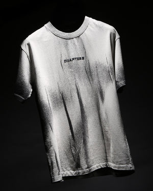 White Spray Effect 2.0 T-Shirt | Hand Spray Painted Design